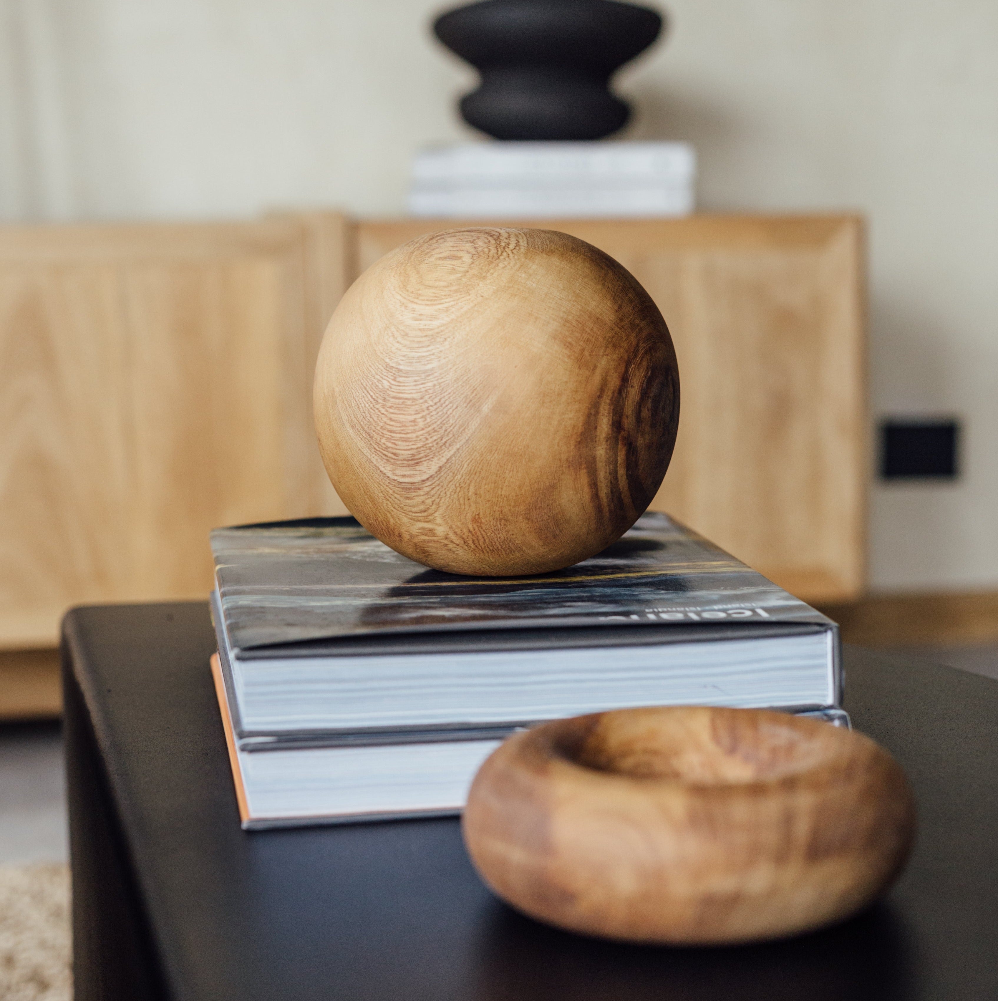 Figuras decorativas Geo en madera