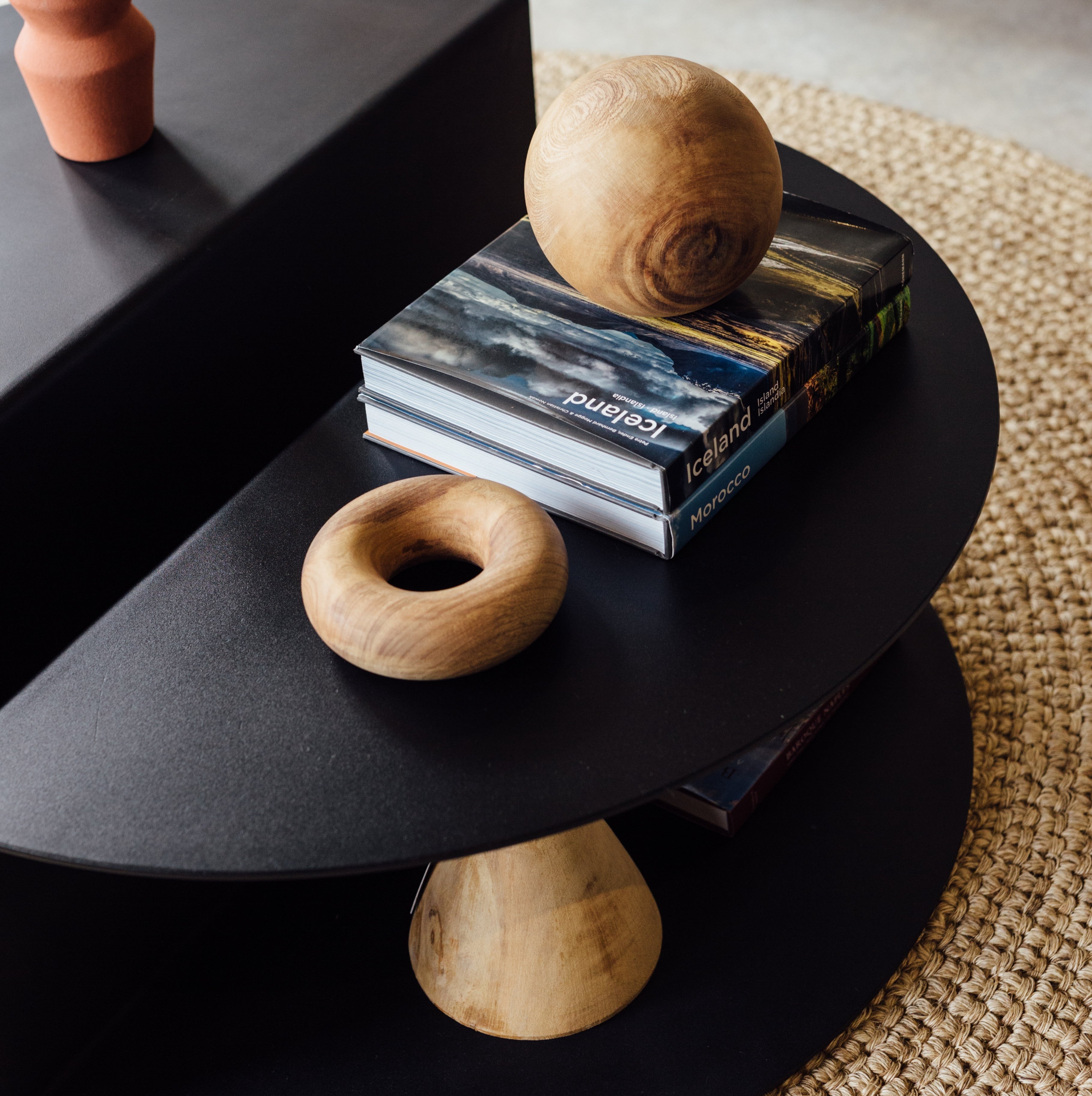 Figuras decorativas Geo en madera